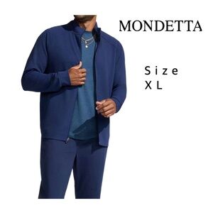 Mondetta Outdoor Men’s Zip-Up Jacket – Size XL – Blue